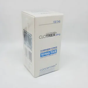 Clotrex 50 mg - 100 tabs bottle from Concentrex Labs